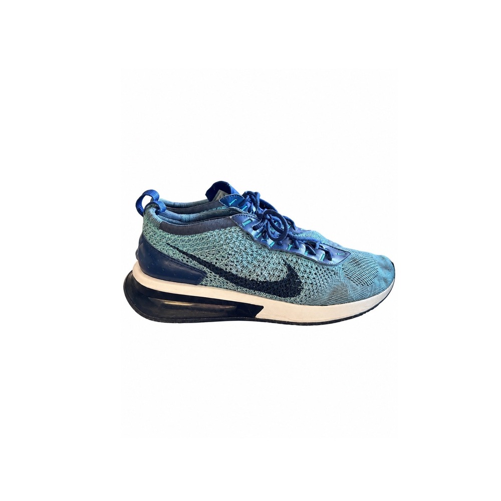 Nike Air Max Flyknit Racer Deep Royal Blue Electric Algae Men's 8 FD2765-400